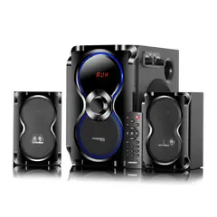 MICRONICS - Parlante 2.1 Lotus MIC S6026KTV Subwoofer Karaoke 80 Watts