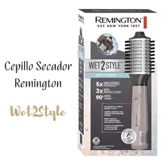 REMINGTON - Cepillo Secador Voluminizador WET2STYLE