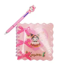 GENERICO - Pack Libreta + Lapicero de Gatito kawaii Rosado