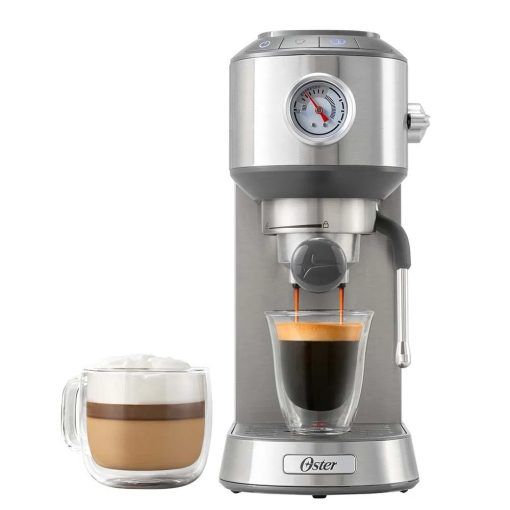 Cafetera Oster® Espresso Compacta BVSTEM7200 Acero