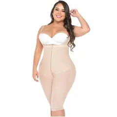 FAJAS SALOME - FAJAS SALOMÉ 516 LIPOESCULTURA ESPALDA ALTA COLA EN FRANELA