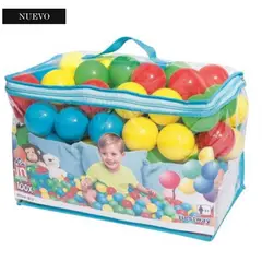 BESTWAY - Pack de 100 Pelotas Multicolores