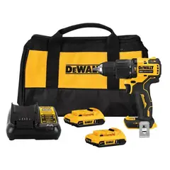 DEWALT - Taladro Percutor Inalámbrico 12 20V BRUSHLESS ATOMIC DCD709D2