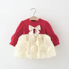 GENERICO - VESTIDOS PARA BEBE MANGA LARGA