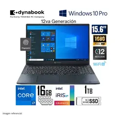 DYNABOOK - LAPTOP TECRA A50-K 15.6" FHD CORE i7-1260P 16GB 1TB WINDOWS 10 PML20U139011