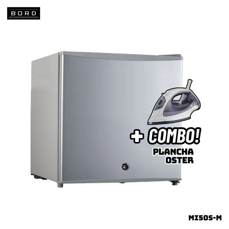 FRIGOBAR 50 L SILVER - MI50S-M + PLANCHA OSTER