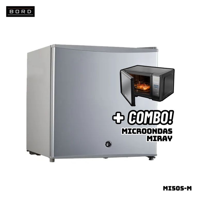 FRIGOBAR 50 L SILVER - MI50S-M + MICROONDAS MIRAY HMM-20N