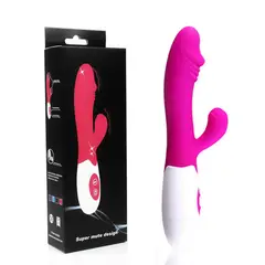 YUJU - Dildo Vibrador Estimulador en Color Rosado