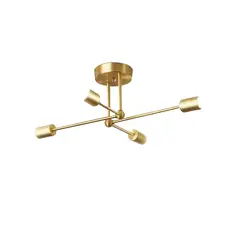 GENERICO - Lámpara Vintage Milky Gold