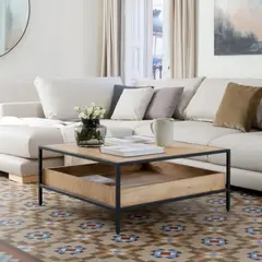 NACION MUEBLES - CENTRO DE MESA CHARLOTT COLOR MIEL NM