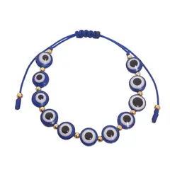 LUCYANA JOYAS Y ACCESORIOS - Pulsera para Mujer con Ojo Turco Azul - Joyas Lucyana