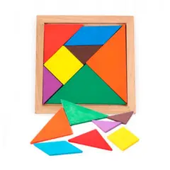 GENERICO - Tangram 20x20 madera gruesa