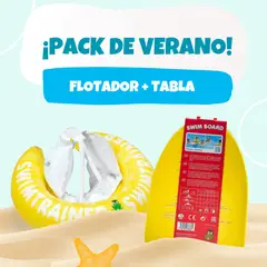 SWIMTRAINER - Pack Amarillo 4-8 años + Tabla Freds