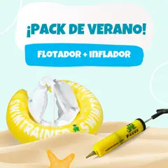 SWIMTRAINER - Pack Amarillo 4 a 8 años + Inflador