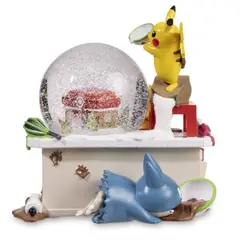 POKEMON - Figura Pikachu Munchlax Teddiursa Globo De Nieve Navideño