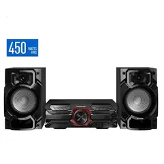 PANASONIC - Equipo de Sonido SC-AKX320PSK Bluetooth 450 Watts RMS Negro