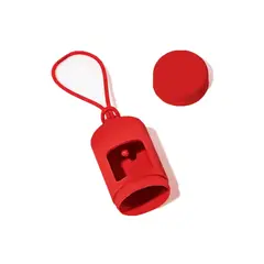 S&T - Dispensador Para Poop Bags De Perro Rojo - Talla S