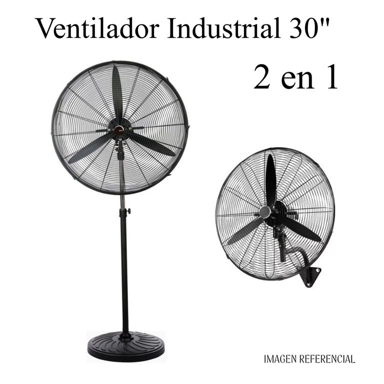 Ventilador Industrial de 30" Pulgadas 2 en 1 - 240 Watts