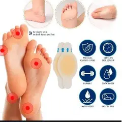 GENERICO - Pegatina de Gel suave para zapatos parche