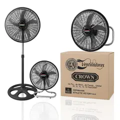 CROWN - Ventilador 3 en 1 18" Semi-Industrial