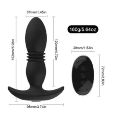 OEM - Vibrador Anal con Control remoto para hombres y mujeres