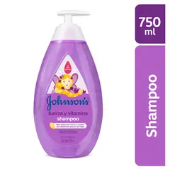 JOHNSON'S BABY - Shampoo Johnsons Fuerza y Vitamina E 750ml
