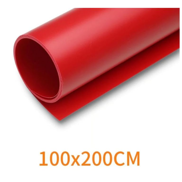 Fondo de PVC 100cmx200cm para fotografia color ROJO