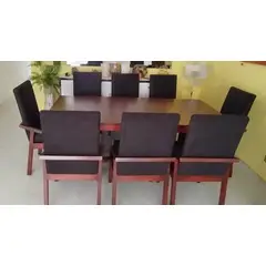DMUEBLES - DM OULET BLACK FRIDAY COMEDOR TED 8 SILLAS - NOGAL/GRIS OSCURO