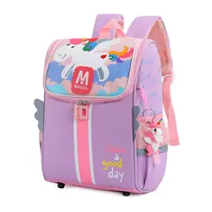 GENERICO - Mochila escolar Kawai juvenil con llavero