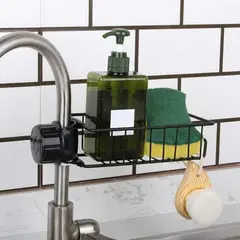 HOGARMAS - Rack Organizador Ajustable de Caño para Cocina y Baño