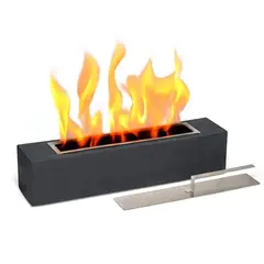 AURELA - FireStone - Centro de Llama de Mesa de Hormigón con Estilo Minimalista