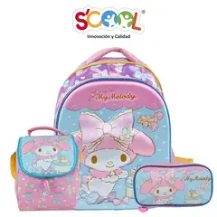 SCOOL - SET MOCHILA TOD MAGIC A4 EVA 3D MY MELODY