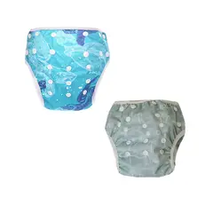 GENERICO - Pañal de Natación Piscina Happy Flute Unitalla Pack x 2 Unid