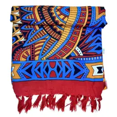 GENERICO - Pareo Pañoleta Bambú Rojo