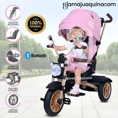 CONFORT - Triciclo Guiador Giratorio «TOYS WALK» Edición Limitada Pink