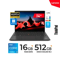 LENOVO - LAPTOP ThinkPad T14 14″ WUXGA IPS Core i5-1335U / 16GB DDR5 / 512GB SSD / Win11 PRO
