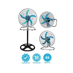 GENERICO - Ventilador 3 en 1 de 18 pulgadas