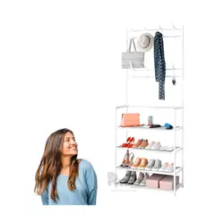 GENERICO - Caja Util para Zapatos en Blanco Y+Regalo Ligas para Peinar