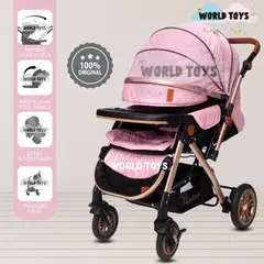 BABY - Coche Cuna De Lujo «SUNDAY DREAMS» Pink