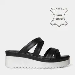 TOP MODEL - Sandalias Casuales Mujeres Tmo-N0018 Cuero