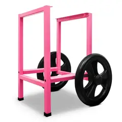 VENTUS - Carro Maquina algodon de azucar -con ruedas -Rosa- VCAA
