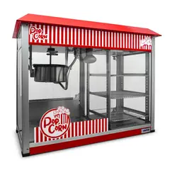 VENTUS - Máquina Popcorn 8oz - 3 Repisas-Acero Inoxidable-Acero- VMPCE-8