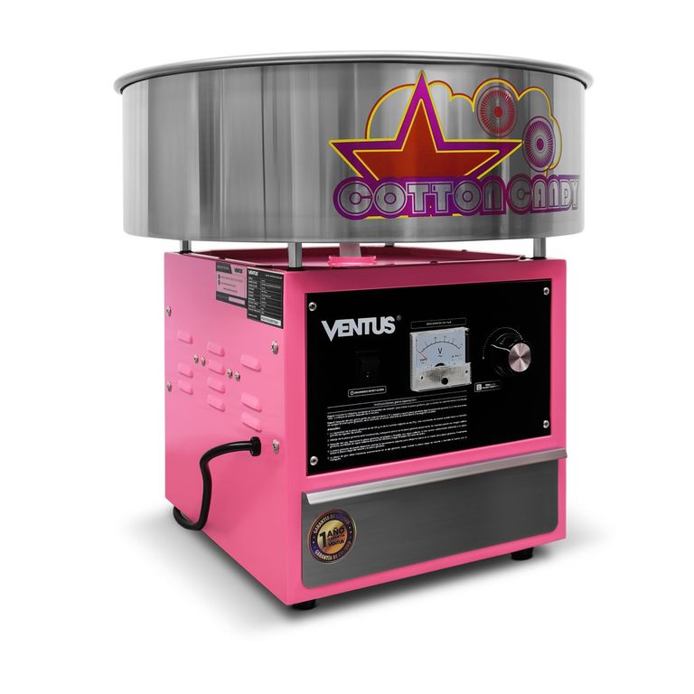 Maquina Algodon de Azucar- Electrica- Rosa - VAAE-52