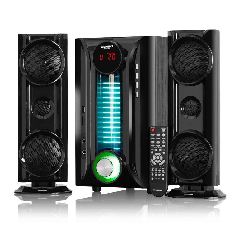 Parlante 2.1 Spectro - MIC S7600 KTV Karaoke, BT, FM, USB