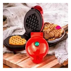 RYBIU IMPORT - Waflera en Miniatura Forma de Circulo Rojo Y+Papel de Regalo