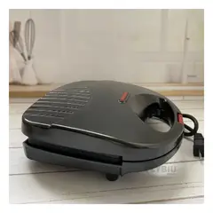 RYBIU IMPORT - Waflera Doble Antiaderente y Practico en Color Negro