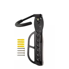 GENERICO - RACK SOPORTE VERTICAL PARA BICICLETA CON GANCHO MOVIL