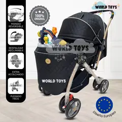 CONFORT - Coche Cuna Musical de Lujo «SUMMER DAY» Black