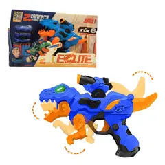 GENERICO - Pistola De Juguete Dinosaurio Lanza Dardos -Azul