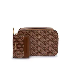 VIALE - Morral Crossbody BRI-MO2507 Natural Marron Briganti